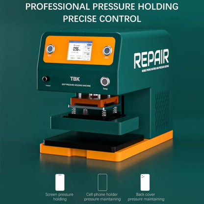 TBK 201P Frame / Screen / Back Cover Pressure Holding Machine with Built-in Vacuum Pump, Plug:EU Plug by TBK