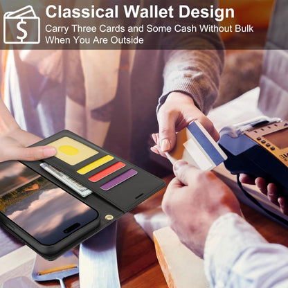 For Samsung Galaxy S25 Ultra 5G Peony Flowers Imprint Leather Phone Case(Black) by buy2fix