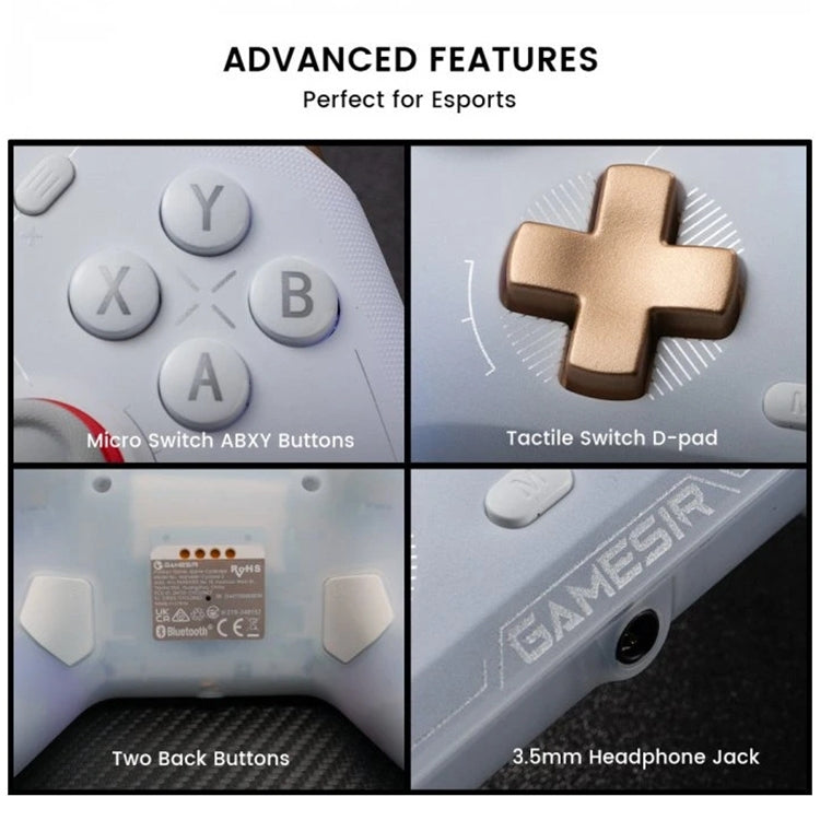 GameSir Cyclone 2 Bluetooth Wireless Game Controller, With Charging Base(Black) - Controller Gamepad by GameSir | Online Shopping UK | buy2fix