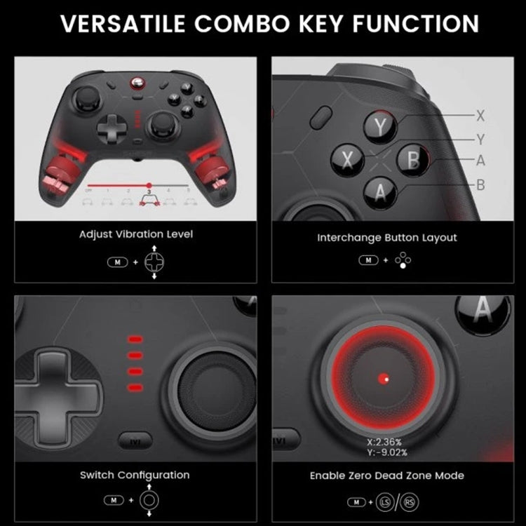 GameSir Cyclone 2 Bluetooth Wireless Game Controller, With Charging Base(Black) - Controller Gamepad by GameSir | Online Shopping UK | buy2fix
