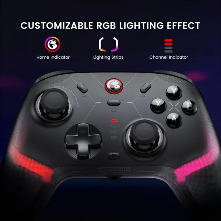 GameSir Cyclone 2 Bluetooth Wireless Game Controller, With Charging Base(Black) - Controller Gamepad by GameSir | Online Shopping UK | buy2fix