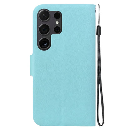 For Samsung Galaxy S25 Ultra 5G Ultra-thin Voltage Magnetic Buckle Leather Phone Case(Green) by buy2fix