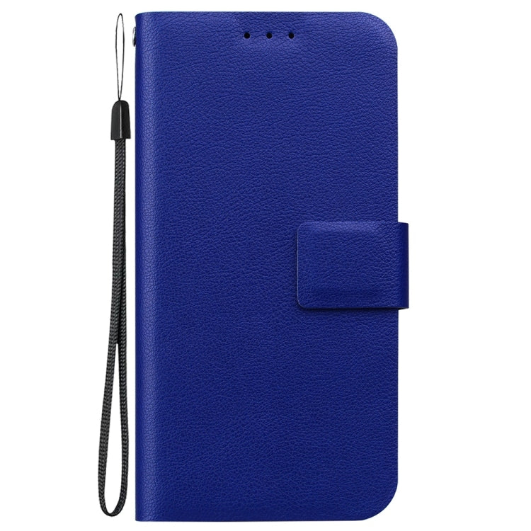 For Samsung Galaxy S25 Ultra 5G Ultra-thin Voltage Magnetic Buckle Leather Phone Case(Blue) by buy2fix