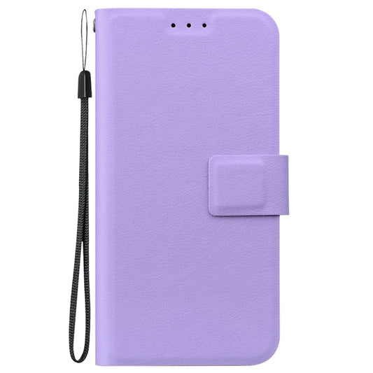For Samsung Galaxy S25 5G Ultra-thin Voltage Magnetic Buckle Leather Phone Case(Purple) by buy2fix