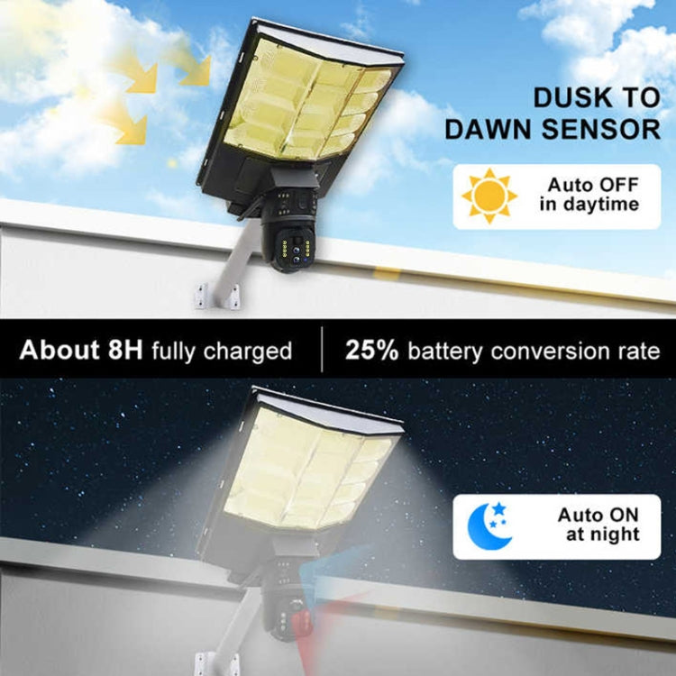 Solar Street Light with V380 4G WiFi 10X Dual-lens Monitoring HD Camera, Memory:64GB SD Card - Waterproof Camera by buy2fix | Online Shopping UK | buy2fix