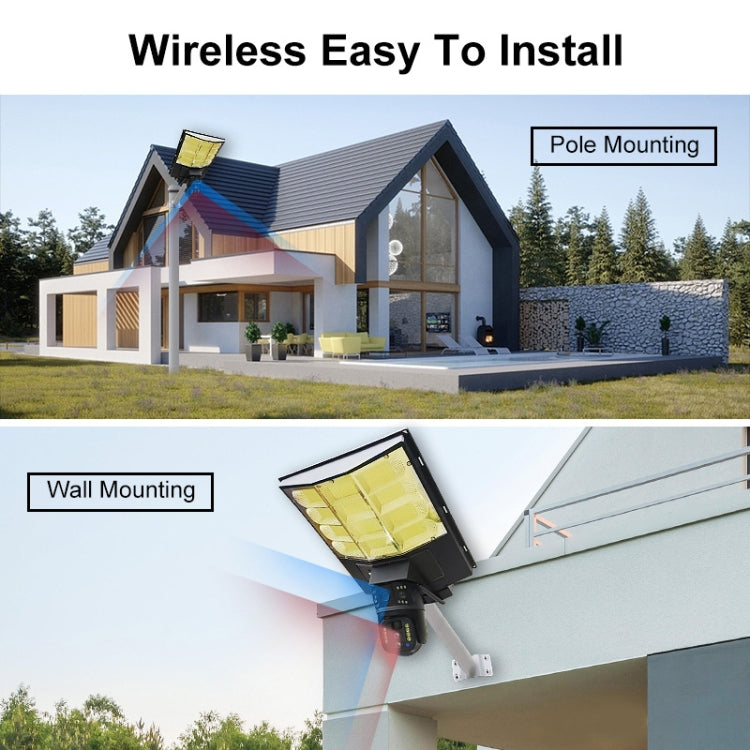 Solar Street Light with V380 4G WiFi 10X Dual-lens Monitoring HD Camera, Memory:64GB SD Card - Waterproof Camera by buy2fix | Online Shopping UK | buy2fix