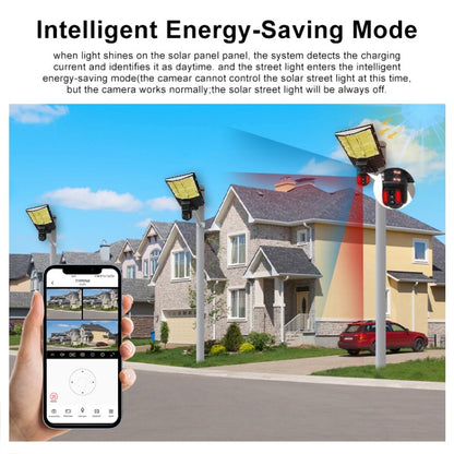 Solar Street Light with V380 4G WiFi 10X Dual-lens Monitoring HD Camera, Memory:64GB SD Card - Waterproof Camera by buy2fix | Online Shopping UK | buy2fix
