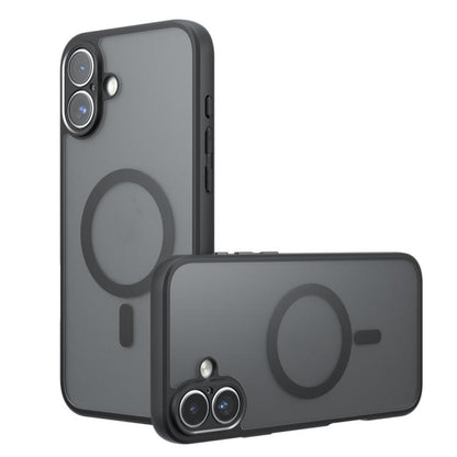 For iPhone 17 Armor MagSafe PC Hybrid TPU Phone Case(Frosted Black) - iPhone 17 Cases by buy2fix | Online Shopping UK | buy2fix