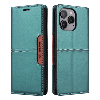 For iPhone 11 Pro GQUTROBE G01 RFID Anti-theft Leather Phone Case(Green) - iPhone 11 Pro Cases by GQUTROBE | Online Shopping UK | buy2fix