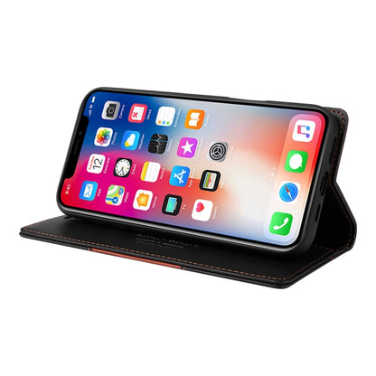 For iPhone XS Max GQUTROBE G01 RFID Anti-theft Leather Phone Case(Black) - More iPhone Cases by GQUTROBE | Online Shopping UK | buy2fix
