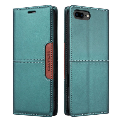 For iPhone 8 Plus / 7 Plus GQUTROBE G01 RFID Anti-theft Leather Phone Case(Green) - More iPhone Cases by GQUTROBE | Online Shopping UK | buy2fix