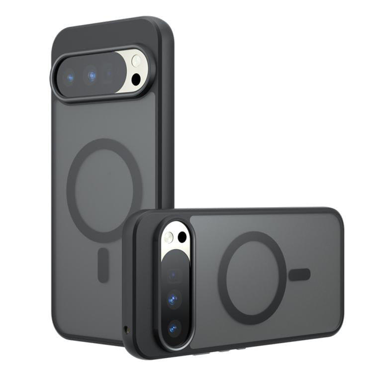 For Google Pixel 10 Pro XL Armor MagSafe PC Hybrid TPU Phone Case(Frosted Black) - Google Cases by buy2fix | Online Shopping UK | buy2fix