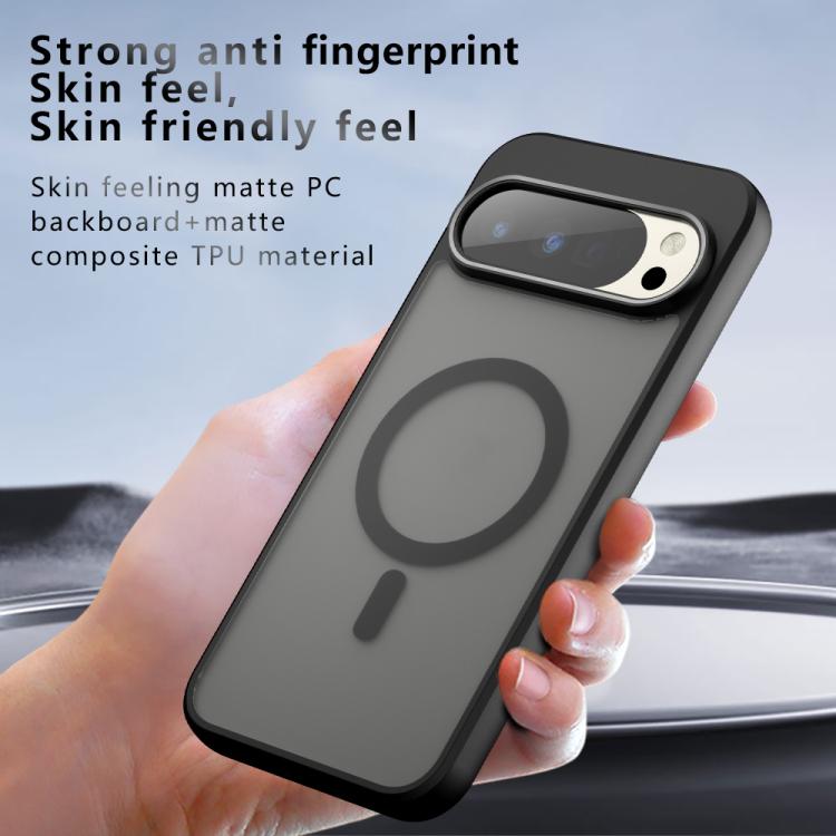 For Google Pixel 10 Pro XL Armor MagSafe PC Hybrid TPU Phone Case(Frosted Black) - Google Cases by buy2fix | Online Shopping UK | buy2fix