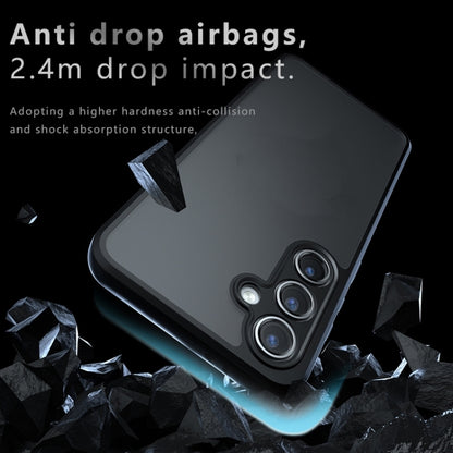 For Samsung Galaxy S25+ 5G Armor Precise Hole PC Hybrid TPU Phone Case(Transparent) by buy2fix