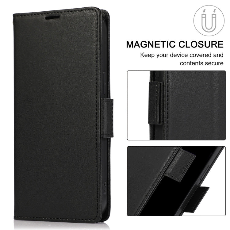 For Samsung Galaxy S25+ / S24+ 5G Side Buckle RFID Anti-theft Leather Phone Case(Black) by buy2fix