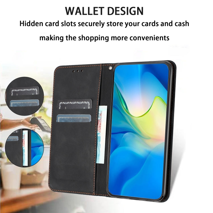 For Samsung Galaxy S25 5G Retro Elephant Embossed Leather Phone Case(Black) by buy2fix