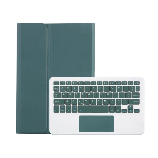 For Xiaomi Pad 7 / 7 Pro 11.2 inch A0N13-A Ultra-thin Detachable Bluetooth Keyboard Leather Tablet Case with Touchpad(Dark Green) - Xiaomi Keyboard by buy2fix | Online Shopping UK | buy2fix