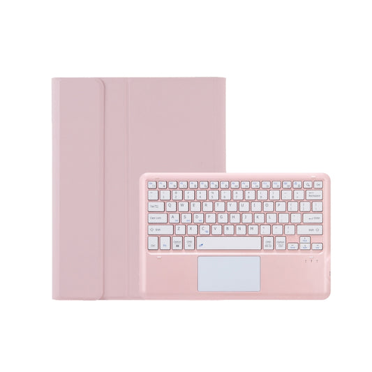 For Xiaomi Pad 6 Max 14 A0N8-A Ultra-thin Detachable Bluetooth Keyboard Leather Tablet Case with Touchpad(Pink White) - For Xiaomi by buy2fix | Online Shopping UK | buy2fix
