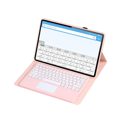 For Xiaomi Pad 6 Max 14 A0N8-A Ultra-thin Detachable Bluetooth Keyboard Leather Tablet Case with Touchpad(Pink White) - For Xiaomi by buy2fix | Online Shopping UK | buy2fix