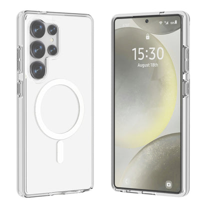 For Samsung Galaxy S25 Ultra 5G Terminator MagSafe Magnetic Phone Case(Transparent) by buy2fix