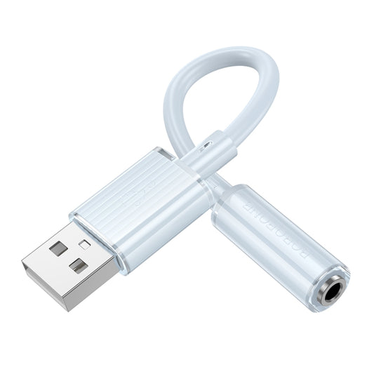 Borofone BV22 USB to 3.5mm External Sound Card(Blue) - USB Sound by Borofone | Online Shopping UK | buy2fix