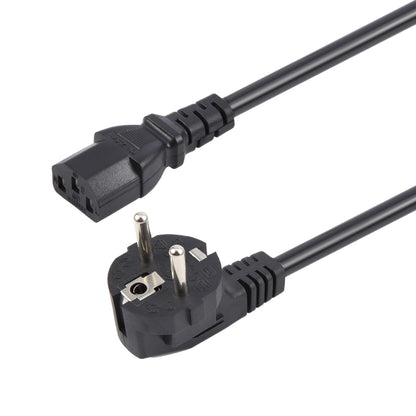 EU Plug Computer PC Power Cord 3 Pin Cable, Length:5m(Black) by buy2fix