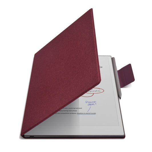 For reMarkable Paper Pro 2024 11.8 inch Imitation Original Smart Leather Tablet Case(Wine Red) - Lenovo by buy2fix | Online Shopping UK | buy2fix