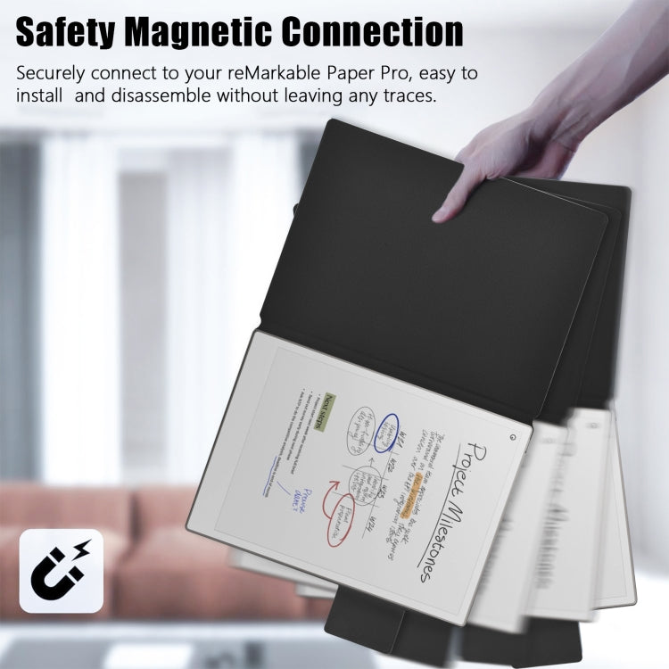 For reMarkable Paper Pro 2024 11.8 inch Imitation Original Smart Leather Tablet Case(Pink) - Lenovo by buy2fix | Online Shopping UK | buy2fix