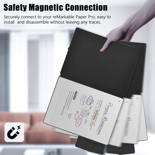 For reMarkable Paper Pro 2024 11.8 inch Imitation Original Smart Leather Tablet Case(Blue) - Lenovo by buy2fix | Online Shopping UK | buy2fix