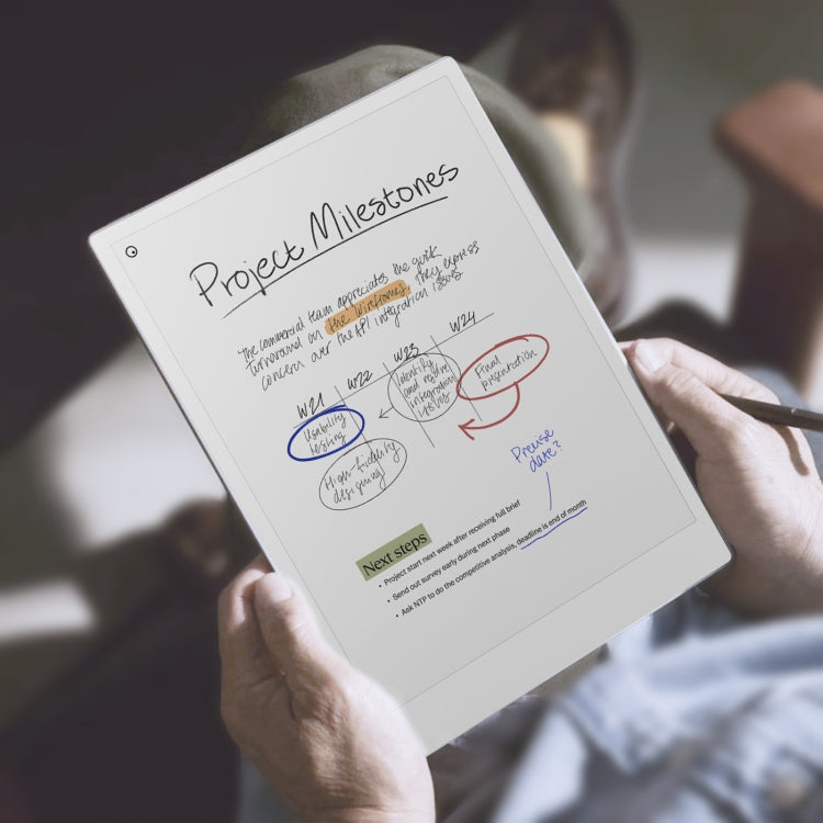 For reMarkable Paper Pro 2024 11.8 inch Imitation Original Smart Leather Tablet Case(Pink) - Lenovo by buy2fix | Online Shopping UK | buy2fix