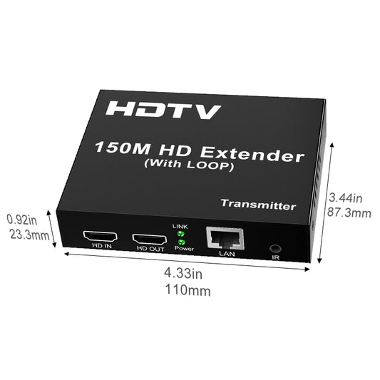 150m HDTV Network Extender(EU Plug) - Amplifier by buy2fix | Online Shopping UK | buy2fix