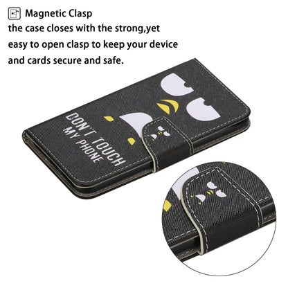 For Samsung Galaxy S25 5G Colored Drawing Pattern Leather Phone Case(Penguin) by buy2fix