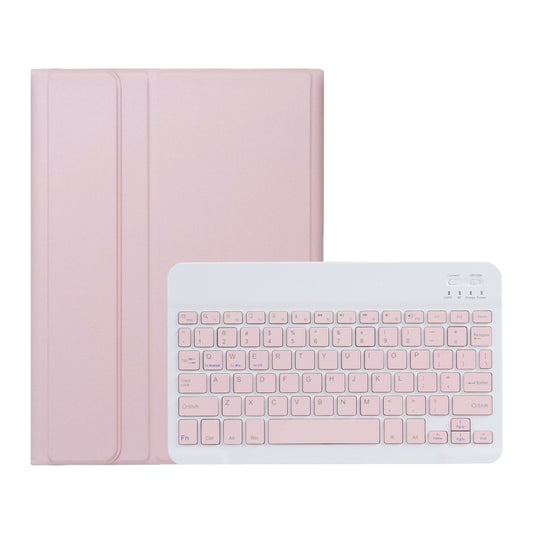 For Huawei MatePad SE 10.4 AH13 Ultra-thin Detachable Bluetooth Keyboard Leather Tablet Case(Pink White) - Others Keyboard by buy2fix | Online Shopping UK | buy2fix