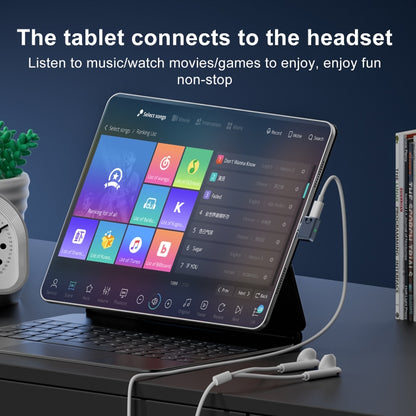 Type-C / USB-C to 8 Pin Earphone Side Bend Adapter(White) - Earphone Adapter by buy2fix | Online Shopping UK | buy2fix