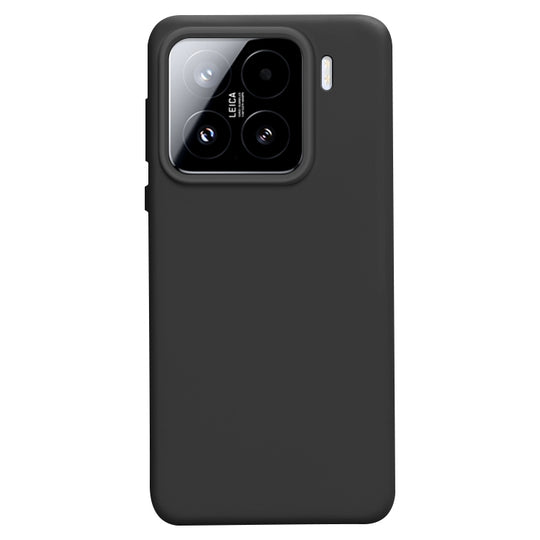 For Xiaomi 15 Liquid Silicone Skin-friendly Shockproof Phone Case(Black)
