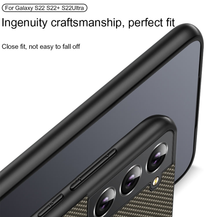 For Samsung Galaxy S25+ 5G Carbon Fiber Texture Printing Phone Case(Black) by buy2fix