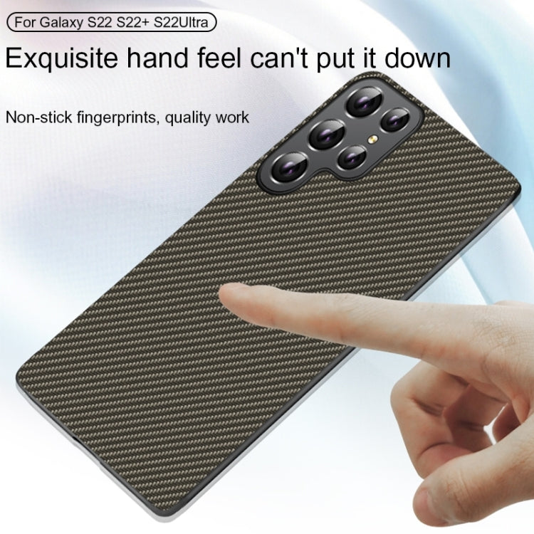 For Samsung Galaxy S25+ 5G Carbon Fiber Texture Printing Phone Case(Gold) by buy2fix