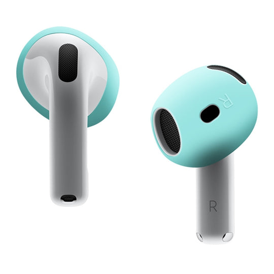 For AirPods 5 / AirPods 4 Ear Cap Soft Silicone Protective Case(Mint Green)