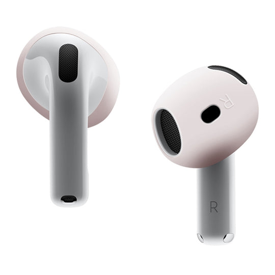 For AirPods 5 / AirPods 4 Ear Cap Soft Silicone Protective Case(Light Pink)