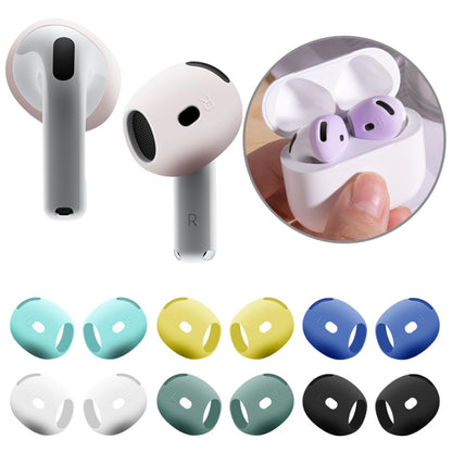 For AirPods 4 Ear Cap Soft Silicone Protective Case(Yellow) - Anti-dust & Ear Caps by buy2fix | Online Shopping UK | buy2fix