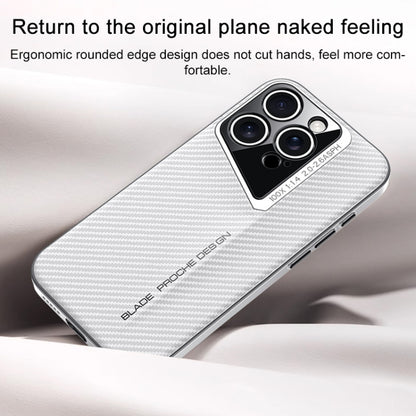 For iPhone 16 Pro Carbon Fiber Texture PC Phone Case(Black) - iPhone 16 Pro Cases by buy2fix | Online Shopping UK | buy2fix