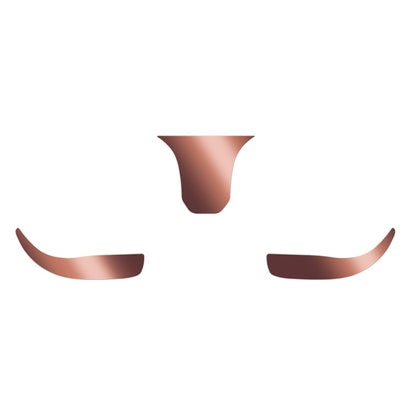 For Samsung Galaxy Buds3 Pro Bluetooth Earphone Charging Box Metal Stickers(Rose Gold) - Protective Sticker by buy2fix | Online Shopping UK | buy2fix