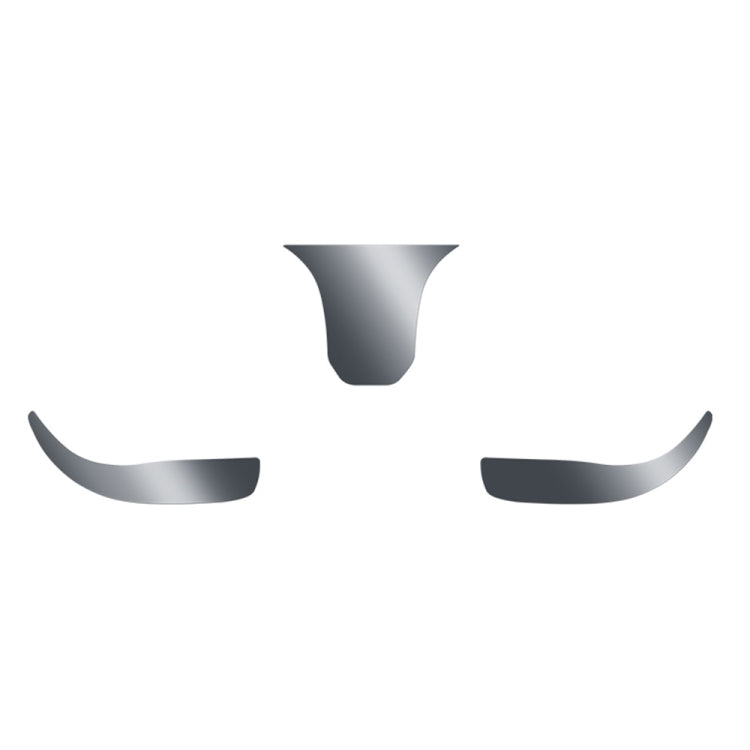 For Samsung Galaxy Buds3 Pro Bluetooth Earphone Charging Box Metal Stickers(Silver) - Protective Sticker by buy2fix | Online Shopping UK | buy2fix