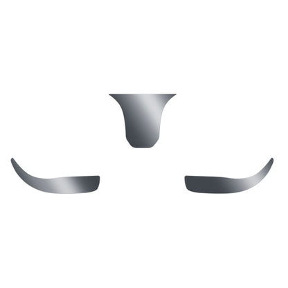 For Samsung Galaxy Buds3 Pro Bluetooth Earphone Charging Box Metal Stickers(Silver) - Protective Sticker by buy2fix | Online Shopping UK | buy2fix