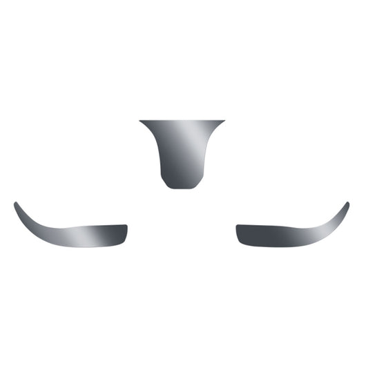 For Samsung Galaxy Buds3 Pro Bluetooth Earphone Charging Box Metal Stickers(Silver) - Protective Sticker by buy2fix | Online Shopping UK | buy2fix