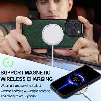 For iPhone 15 Pro LC.IMEEKE L3 Series Detachable RFID Card Bag Magsafe Phone Case(Green) - iPhone 15 Pro Cases by LC.IMEEKE | Online Shopping UK | buy2fix