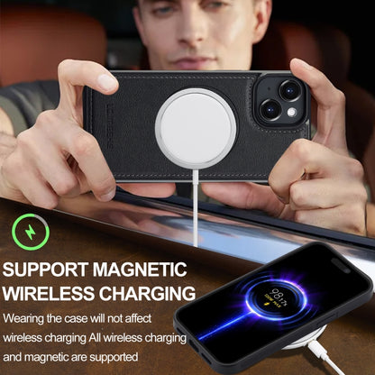 For iPhone 14 / 13 LC.IMEEKE L3 Series Detachable RFID Card Bag Magsafe Phone Case(Black) - iPhone 14 Cases by LC.IMEEKE | Online Shopping UK | buy2fix