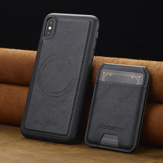 For iPhone XS Max LC.IMEEKE L3 Series Detachable RFID Card Bag Magsafe Phone Case(Black) - More iPhone Cases by LC.IMEEKE | Online Shopping UK | buy2fix