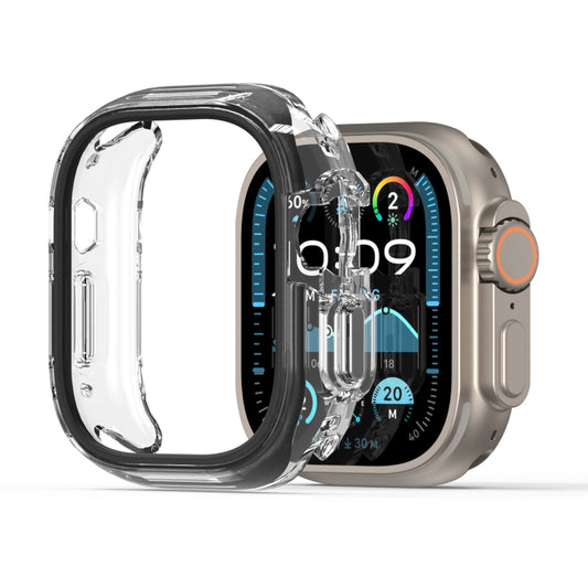 For Apple Watch Ultra 1 / 2 / 3 49mm DUX DUCIS Camo Series TPU Hybrid PC Watch Protective Case(Black) by DUX DUCIS