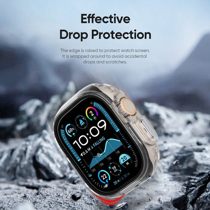 For Apple Watch Ultra 1 / 2 / 3 49mm DUX DUCIS Camo Series TPU Hybrid PC Watch Protective Case(Black) by DUX DUCIS